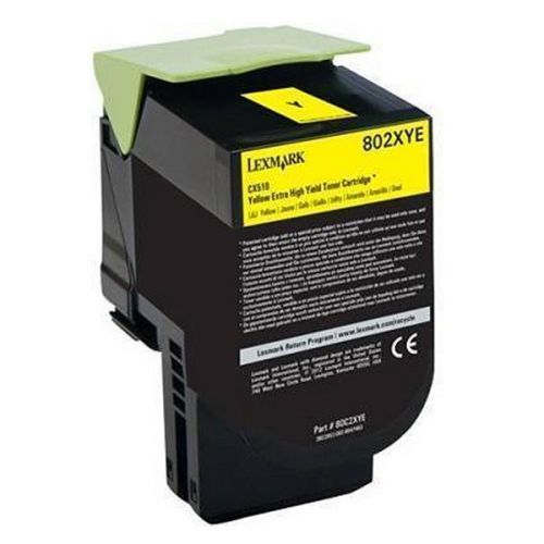 Lexmark originální toner 80C20YE, yellow, 1000str., return, Lexmark CX310dn, CX310n, CX410de, CX410