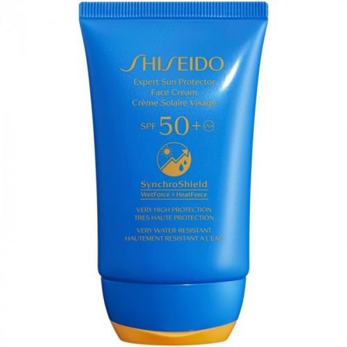 SHISEIDO - Synchroshield - Opalovací krém na obličej a tělo SPF50+