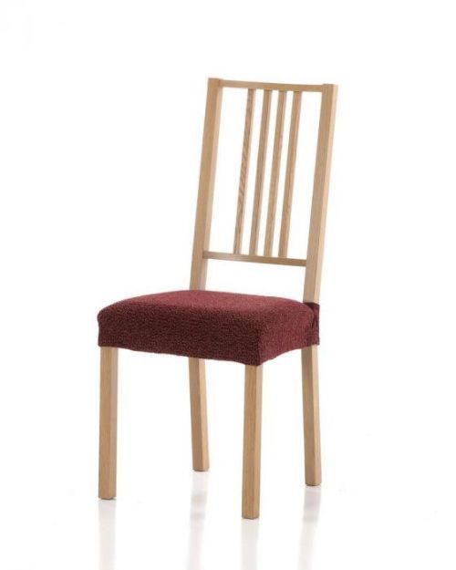 Forbyt, Potah elastický na sedák židle, Petra komplet 2 ks, bordo
