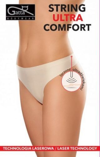 Gatta 41589 Ultra Comfort Dámské kalhotky, tanga S white/bílá