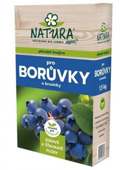 AGRO CS NATURA Přírodní hnojivo pro borůvky a brusinky 1,5kg