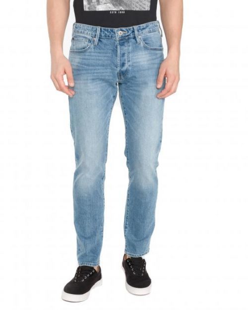 Jack & Jones Mike Jeans Modrá