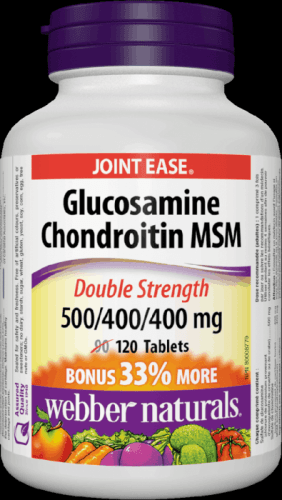 Webber Naturals Glucosamine Chondroitine MSM 1300mg 120 tablet