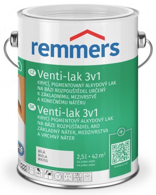 Lak  Remmers Venti 3v1 bílá 0,75 l
