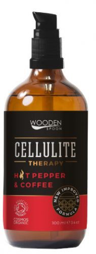 Wooden Spoon Olej proti celulitidě s pepřem a kávovým extraktem BIO (100 ml)