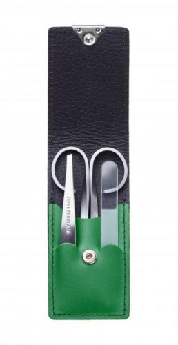 Tweezerman Manicure set GREEN pro nůžtičky, pinzetu a pilník