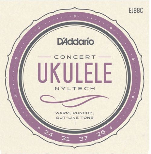 D'Addario EJ88C Nyltech Ukulele Concert