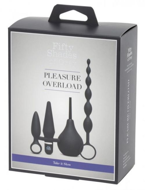 Fifty Shades of Gray - Slow - Beginner Anal Set (4 pieces) - Black