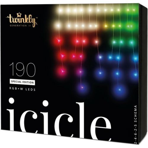 Twinkly Icicle Special Edition chytrá světýlka 190 ks 5m