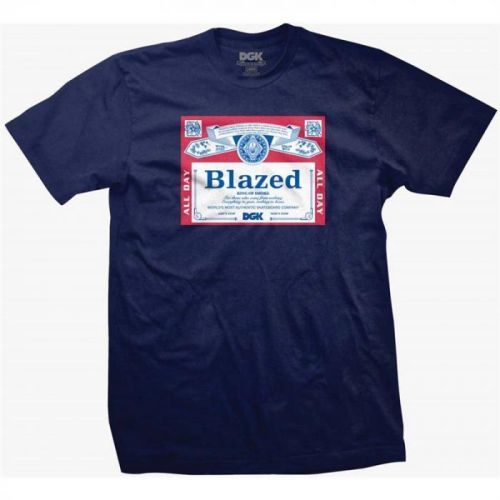 triko DGK - Blazed Tee Navy  (NAVY) velikost: M