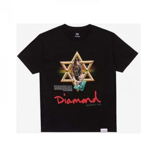 triko DIAMOND - Star Of David Ss Tee Black (BLK) velikost: S