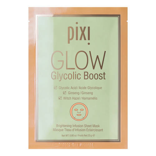 PIXI - Glow Glycolic Boost - Rozjasňující textilní maska