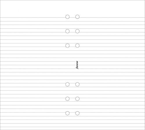 Filofax - Náplň osobní, papír linkovaný, bílá