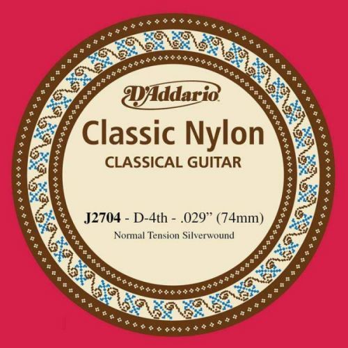 D'Addario J2704 Single Silver Wound 030/J27 4th Normal Tension