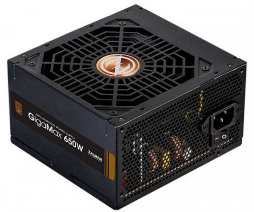 Zalman zdroj Gigamax 650W/ ATX / akt. PFC / 120mm ventilátor / 80PLUS Bronze, ZM650-GVII