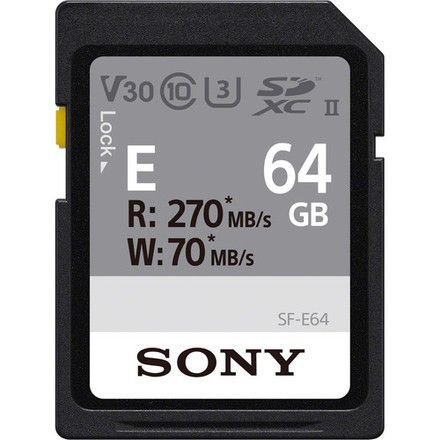 SONY SDXC 64GB UHS-II SF-E