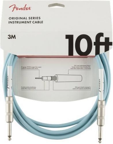 Fender Original Series Instrument Cable 3 m Daphne Blue