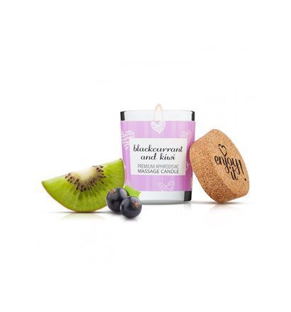 Masážní svíčka MAGNETIFICO - ENJOY IT! Blackcurrant and Kiwi 70 ml Valavani