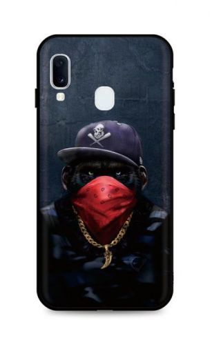 Kryt TopQ Samsung A20e silikon Monkey Gangster 46748