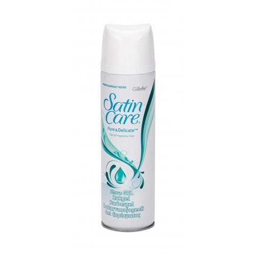 Gillette Satin Care Pure & Delicate 200 ml gel na holení pro citlivou pokožku pro ženy