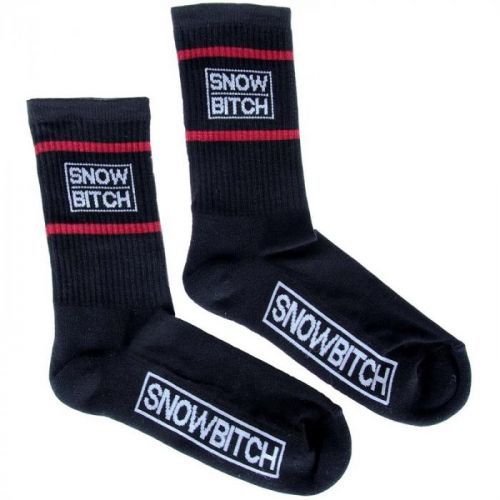 ponožky SNOWBITCH - Snowbitch Socks Crew Black (BLACK) velikost: 38-39