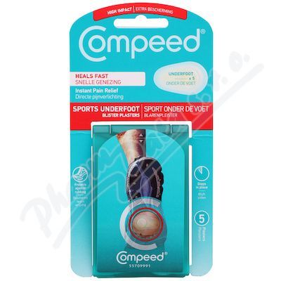 COMPEED Náplast na puchýře chodidlo 5 ks