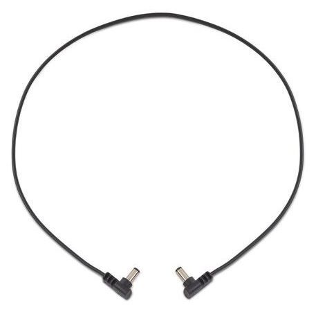 Rockboard Flat Power Cable - Black 60 cm / 23.62 angled/angled