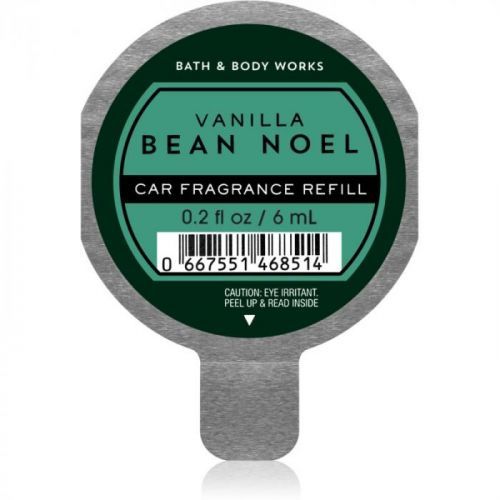 Bath & Body Works Vanilla Bean Noel vůně do auta náhradní náplň 6 ml