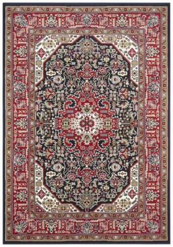 Nouristan - Hanse Home koberce Kusový koberec Mirkan 104096 Navy - 80x150 cm Červená