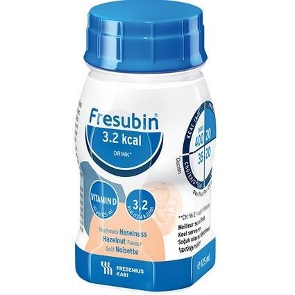 FRESUBIN 3,2 KCAL DRINK LÍSKOVÝ OŘÍŠEK perorální SOL 4X125ML