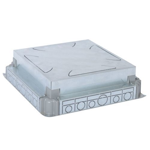Kovová instalační krabice do betonové podlahy Legrand 088092 pro 16 a 24 modulů