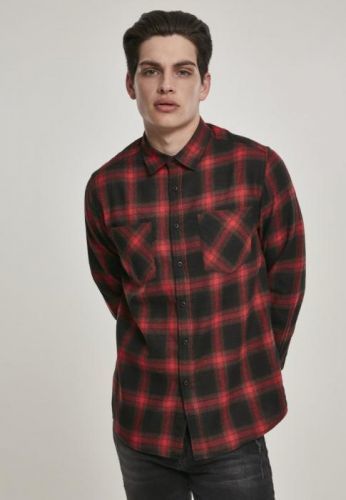 Checked Flanell Shirt 6 - black/red 3XL