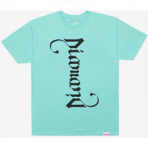 triko DIAMOND - Double Read Ss Tee Diamond Blue (DBLU) velikost: M