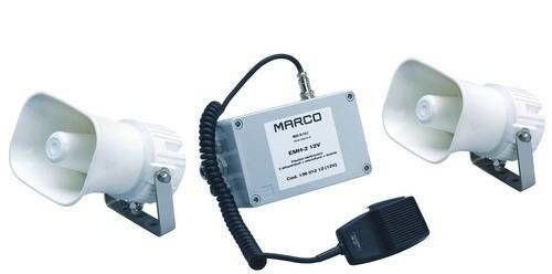 Marco EMH-2 Elektronický mlhový roh 2 reproduktory + mikrofon + siréna 24V