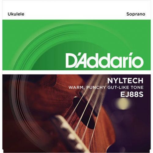 D'Addario EJ88S Nyltech Ukulele Soprano