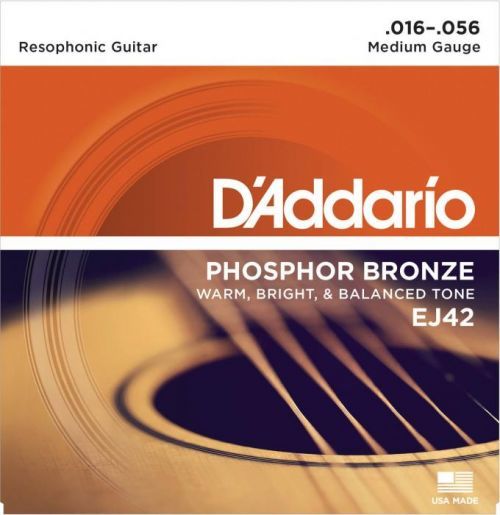 D'Addario EJ-42 Resonator Strings