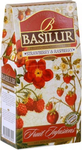 Basilur Fruit Strawberry & Raspberry sypaný čaj