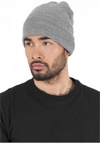 Heavyweight Long Beanie - heather grey