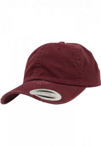 Low Profile Destroyed Cap - maroon
