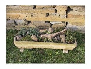 Nohelgarden Koryto H3 imitace kamene 22kg 90x33x16cm