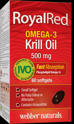 Webber Naturals Omega-3 Krill Oil 500mg 60 tobolek