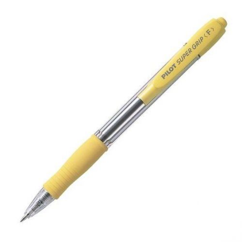 Kuličkové pero Pilot Super Grip žluté