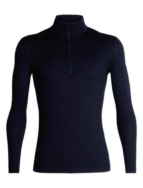 ICEBREAKER Mens 200 Oasis LS Half Zip, Midnight Navy velikost: L