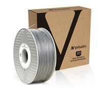 VERBATIM 3D Printer Filament ABS 1,75mm 1kg silver/metal grey (OLD PN 55016), 55032