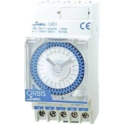 Časovač na DIN lištu ORBIS Zeitschalttechnik SUPRA QRS 230V, 120 V/AC, 230 V/AC, 12 V/AC, 12 V/DC, 24 V/AC, 24 V/DC, 48 V/AC, 48 V/DC