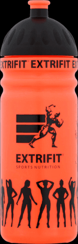 Extrifit Bidon s hubicí oranžový 750ml