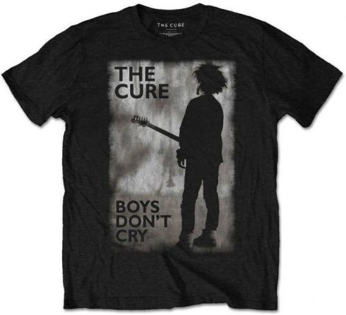 Rock Off The Cure Unisex Tee: Boys Don't Cry Black & White L