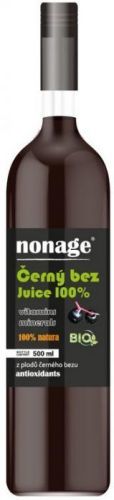 Nonage Bio Premium Bez černý plod 100% juice 500ml
