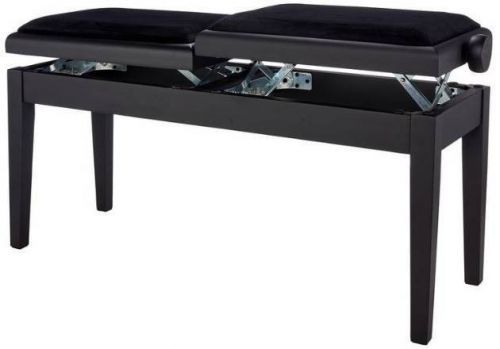 GEWA 130200 Double Piano Bench Black Matt