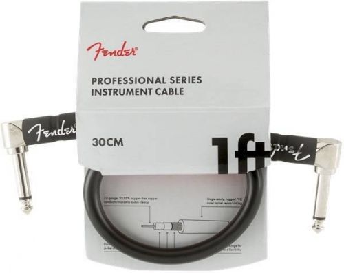 Fender Professional Series Instrument Cable A/A 30 cm Black